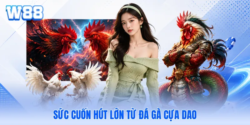 Sức cuốn hút lớn từ đá gà cựa dao