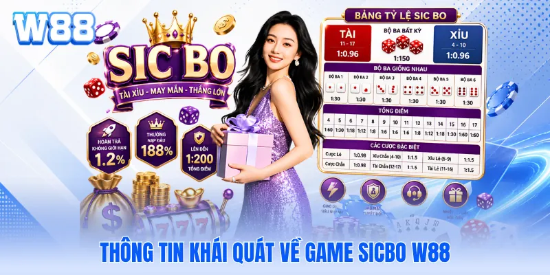 Thông tin khái quát về game sicbo W88