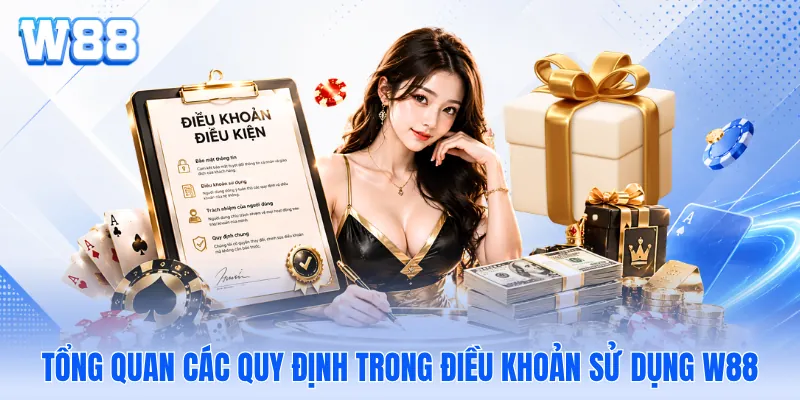 Tổng quan các quy định trong điều khoản sử dụng W88